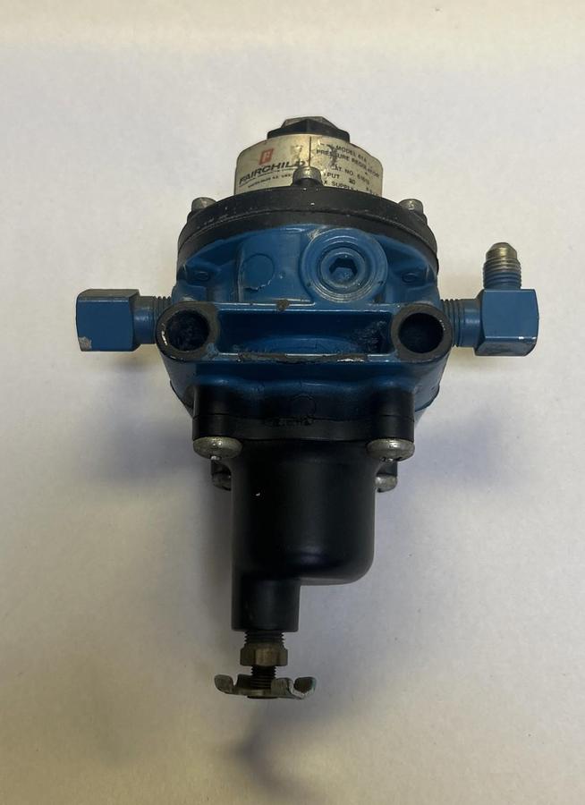 Used FAIRCHILD,61A,PNEUMATIC AIR PRESSURE REGULATOR 20PSI