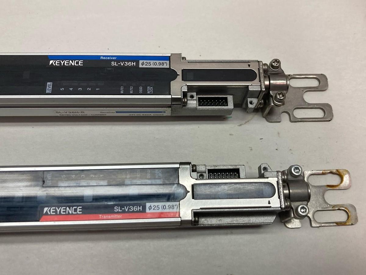 Used Keyence,SL-V36H-T/SL-V36H-R,Safety Light Curtain Set