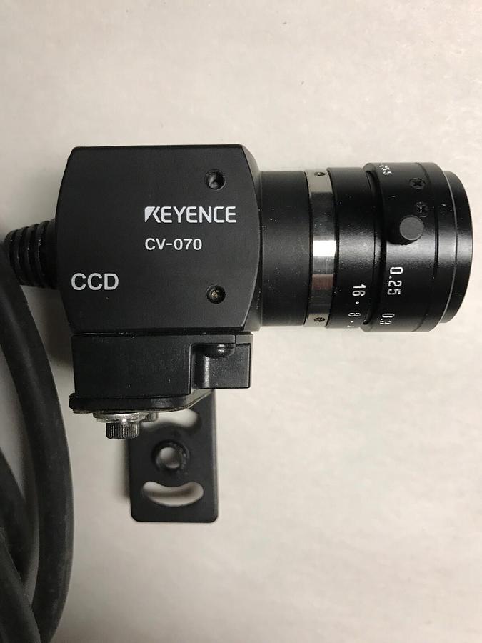 Used Keyence,CV-070,Camera with Lens 1:1.6 25mm