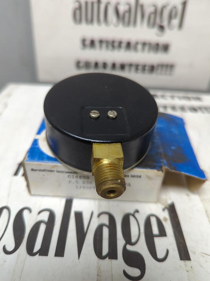 MARSHALL TOWN,G14498,PRESSURE GAUGE 1/4 INCH NPT NOS