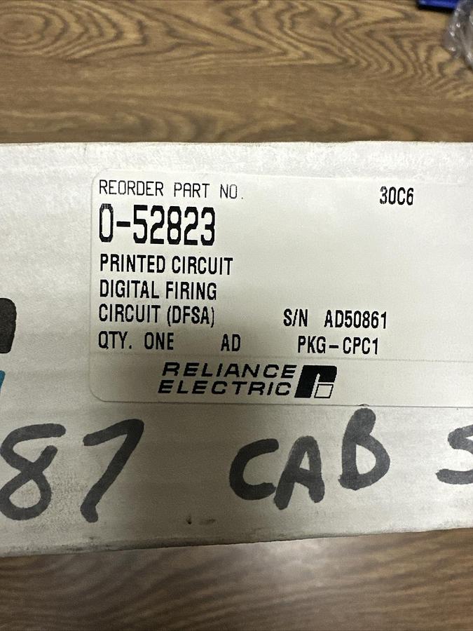 Used Reliance Electric,0-52823,Digital Firing Circuit