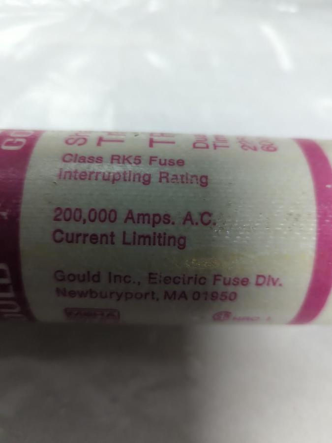 Used GOULD SHAWMUT,TRS225R,TRI-ONIC 225 AMP FUSE PRE-OWNED