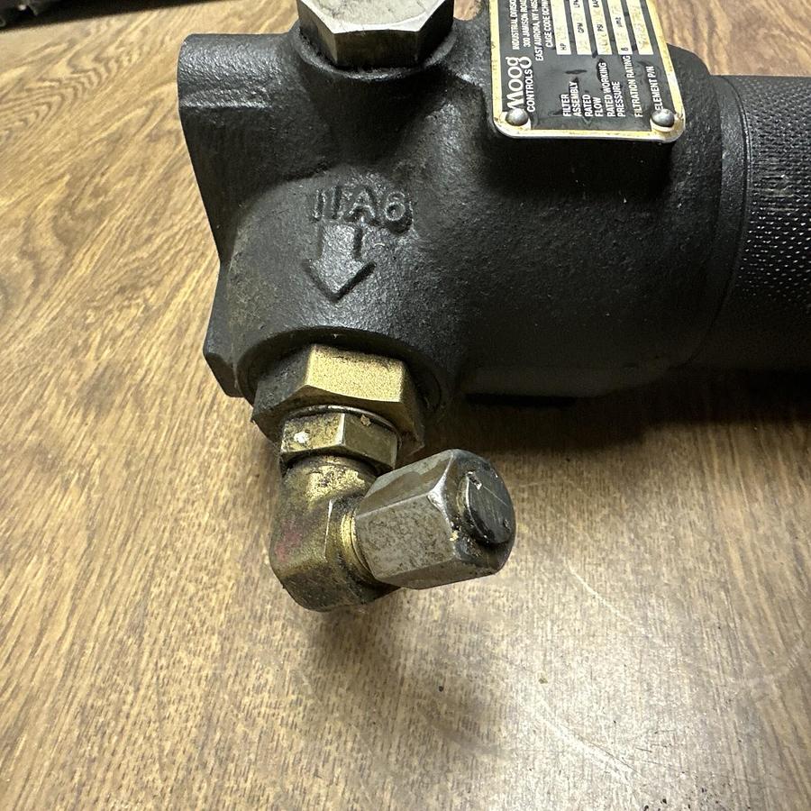 Used Moog,HP015,6000PSI High Pressure Hydraulic Filter