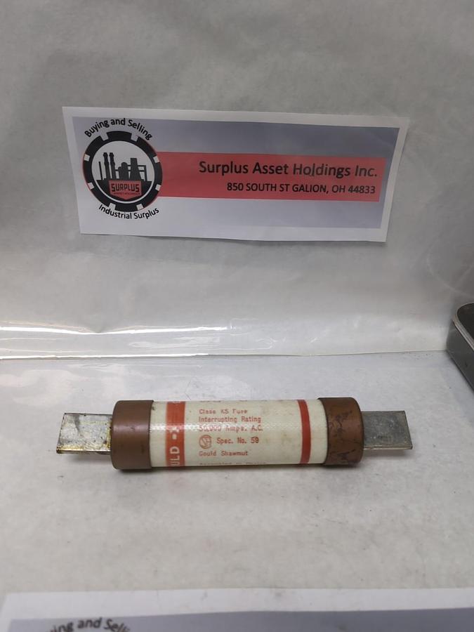 Used GOULD SHAWMUT,OTS200,ONW-TIME 200 AMP FUSE PRE-OWNED
