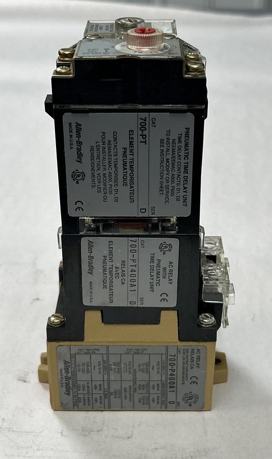 Used ALLEN BRADLEY,700-PT400A1,PNEUMATIC TIME DELAY RELAY