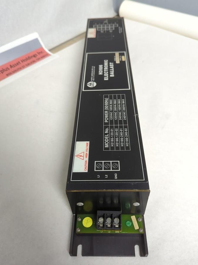 Used NORTH AMERICAN,H3186,ELECTRONIC BALLAST 120V 100VA PRE-OWNED