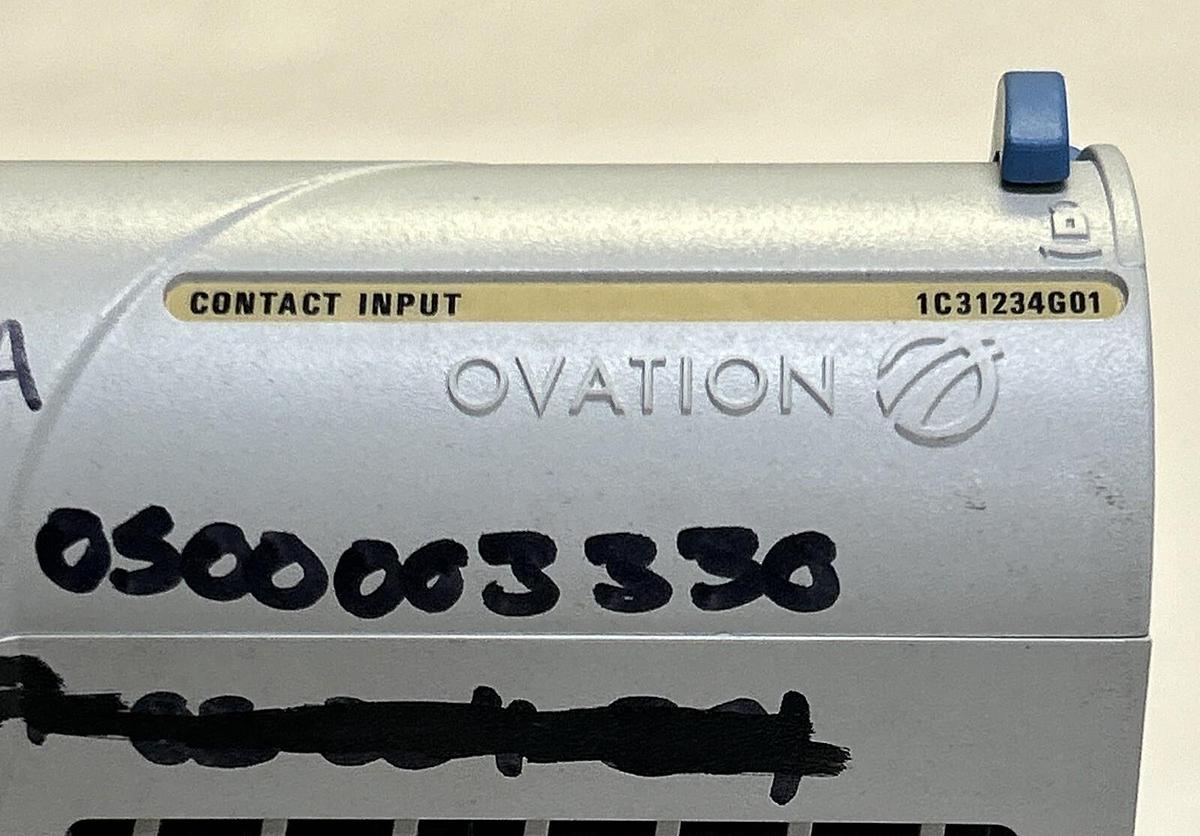 Used OVATION,1C31234G01,CONTACT INPUT MODULE