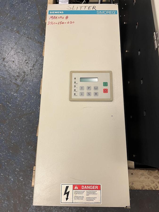 Used SIEMENS,6RA2477-2FV62,SIMOREG MICROPROCESSOR DC DRIVE OUT 500/240VDC 255A