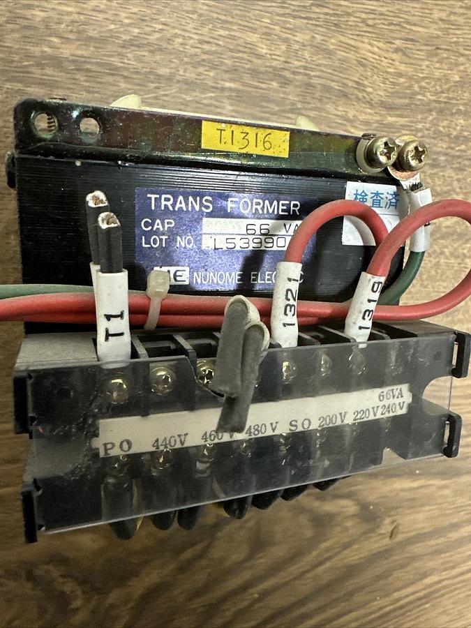 Used Nunome Electric,53390,66VA Transformer