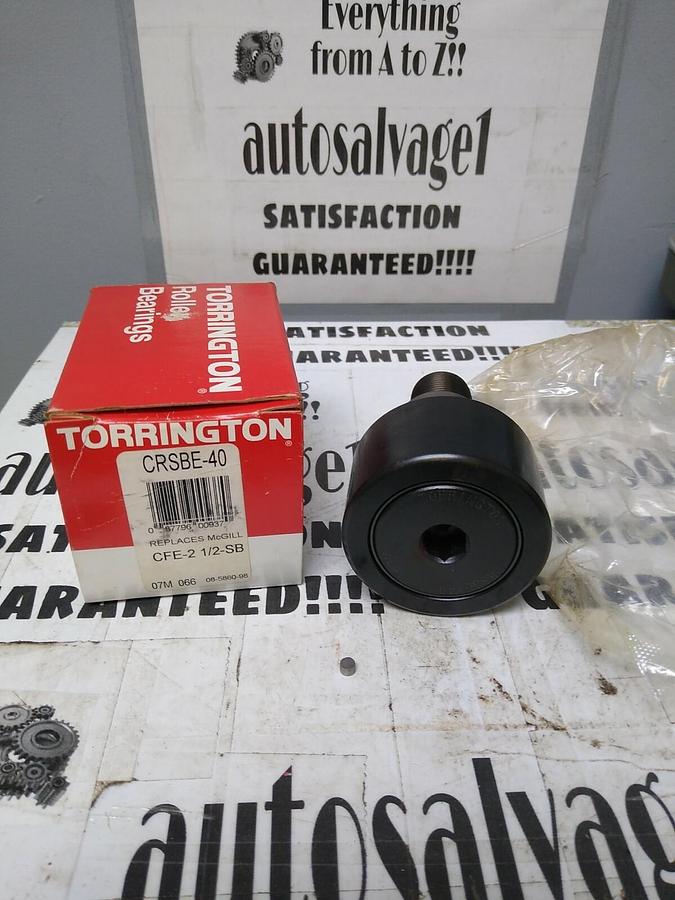 Used Torrington,CRSBE-40,CAM FOLLOWER Replaces McGill CFE-2-1/2-SB NOS