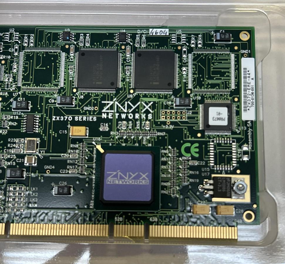 ZNYX,ZX372-EME-A4,NIC FAST ETHERNET ADAPTER CIRCUIT BOARD NOS