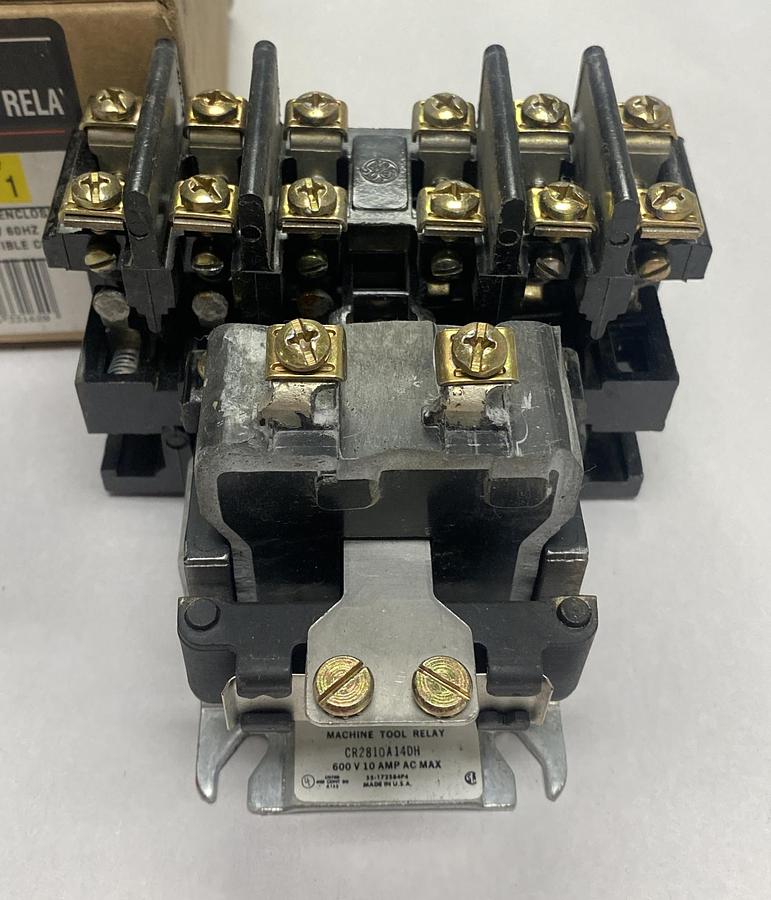 General Electric,CR2810A14DH / CR2810A14DH3, Machine Tool Relay NOS