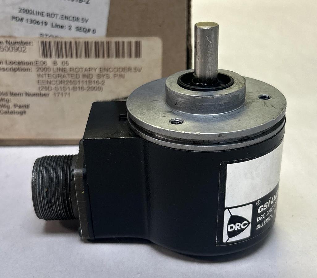 Used GSI LUMONICS,25D-S1S1-B16-2000,ROTARY ENCODER