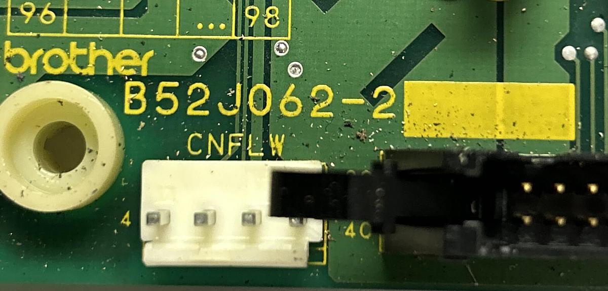 Used BROTHER,B52J062-2,CONTROL BOARD