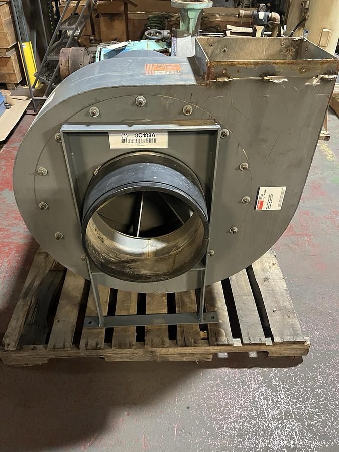 Used DAYTON,3108A,BLOWER 15HP 1170RPM 3PH WHEEL DIA 22-5/8"