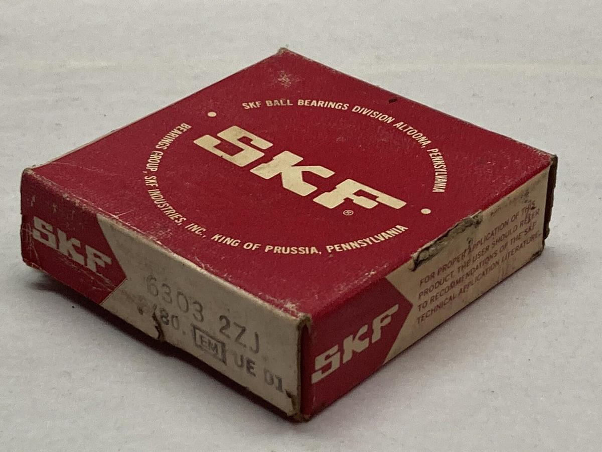 SKF,6303 2ZJ,Shielded Ball Bearing