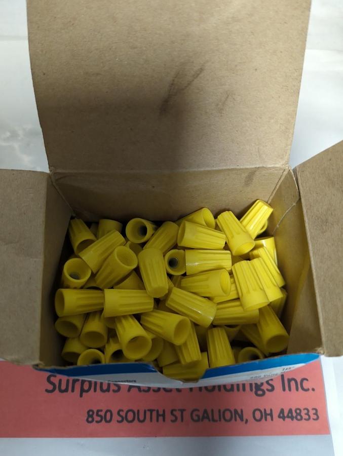 IDEAL,30-74,WIRE NUT/CONNECTORS BOX OF 98 PCS NOS