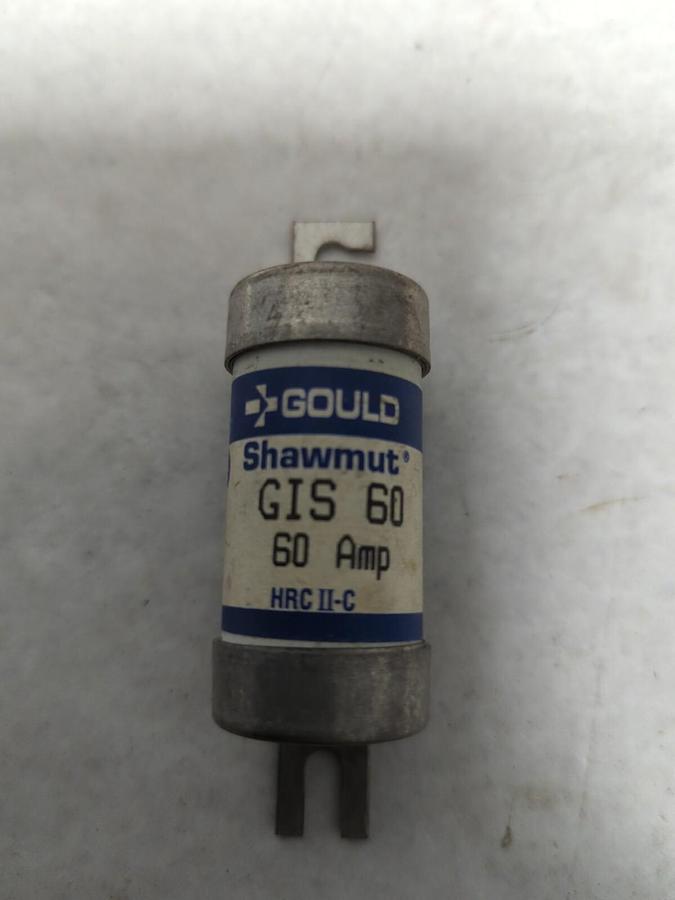 GOULD SHAWMUT,GIS 60,BOLT ON 60 AMP FUSE NOS
