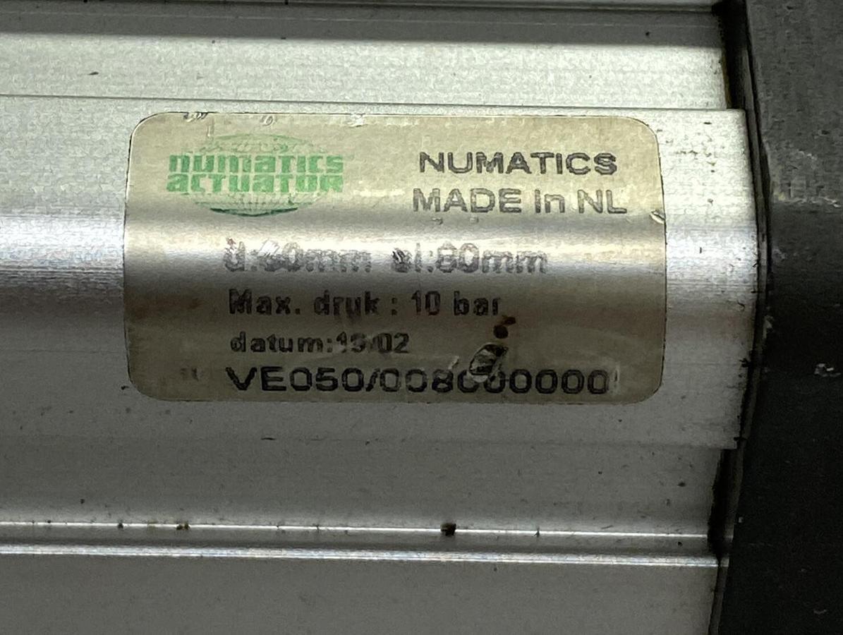 NUMATICS ACTUATOR,VE050/008000000, PNEUMATIC CYLINDER NOS