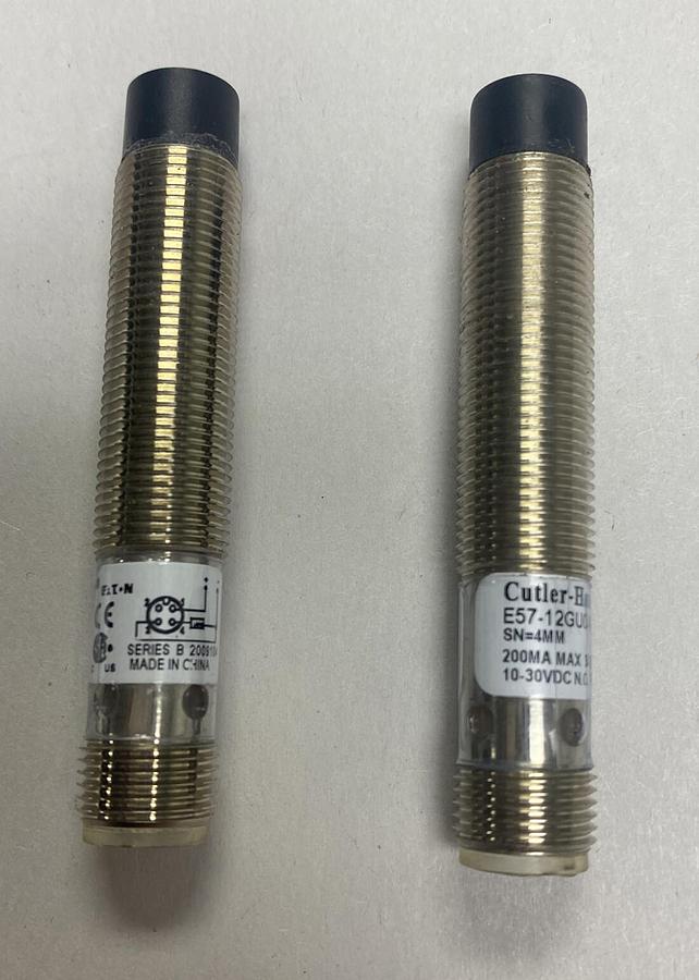 EATON CUTLER-HAMMER,E57-12GU04-GDB, PROXIMITY SWITCH LOT OF 2 NOS