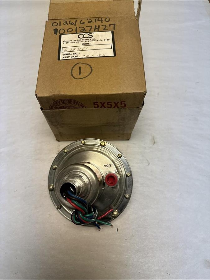 CCS,675DE1,Differential Pressure Switch