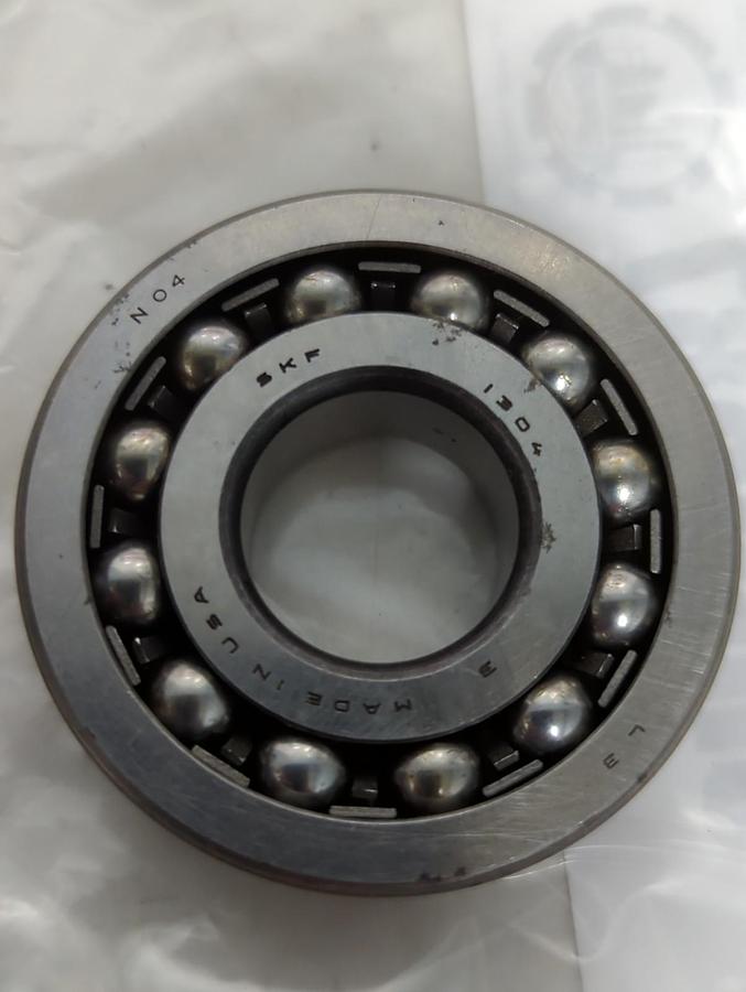 Used SKF,1304,SELF ALIGNING BALL BEARING 20X52X15MM PRE-OWNED