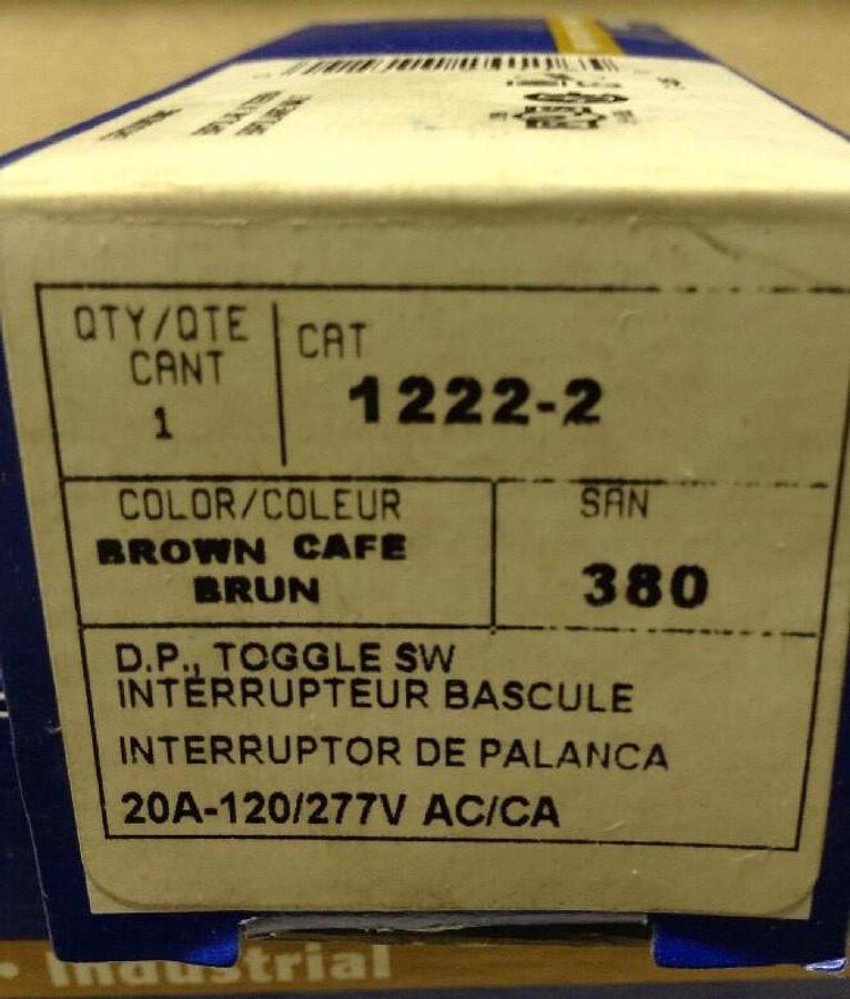 Leviton Industrial,1221-2 SP,Toggle Switch Grounding Box of 10 SAN 380