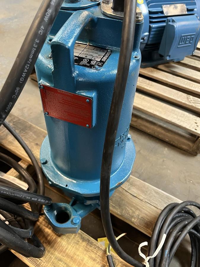 CRANE BARNES,SGVF2042L,SUBMERSIBLE SEWAGE PUMP 2HP 3PH 480V 1-1/4" DISCHARGE