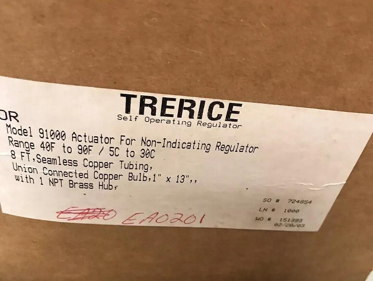 Used Trerice,91000,Actuator for Non-Indicating Regulator