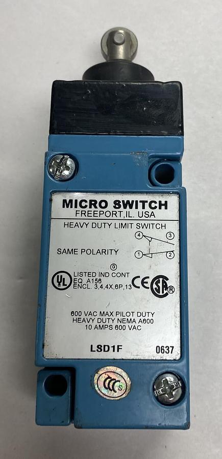 Honeywell Microswitch,LSD1F,Limit Switch NOS