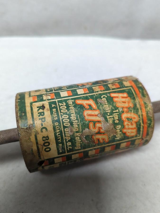 Used COOPER BUSSMANN,KRP-C-800,HI-CAP 800 AMP FUSE PRE-OWNED