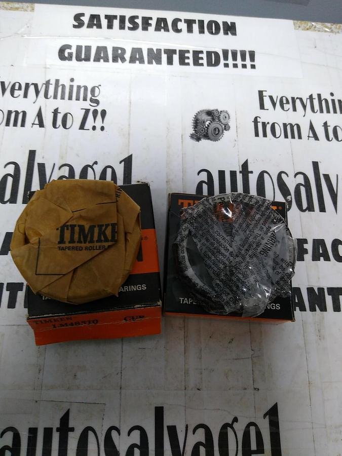 Timken,LM48510,Roller Bearing Cup Lot of 2 NOS