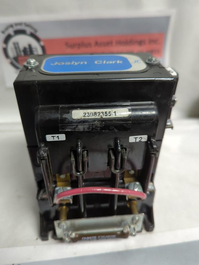 Used JOSLYN CLARK,23082355-1,DEFINITE PURPOSE CONTACTOR 2-POLE 240VDC PRE-OWNED