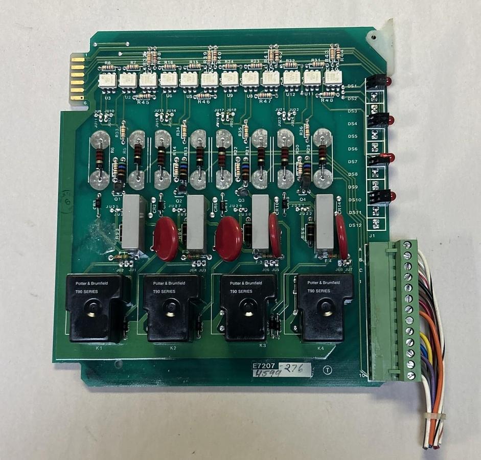 Used TELEMOTIVE,E7207-276,RELAY BOARD ASSEMBLY