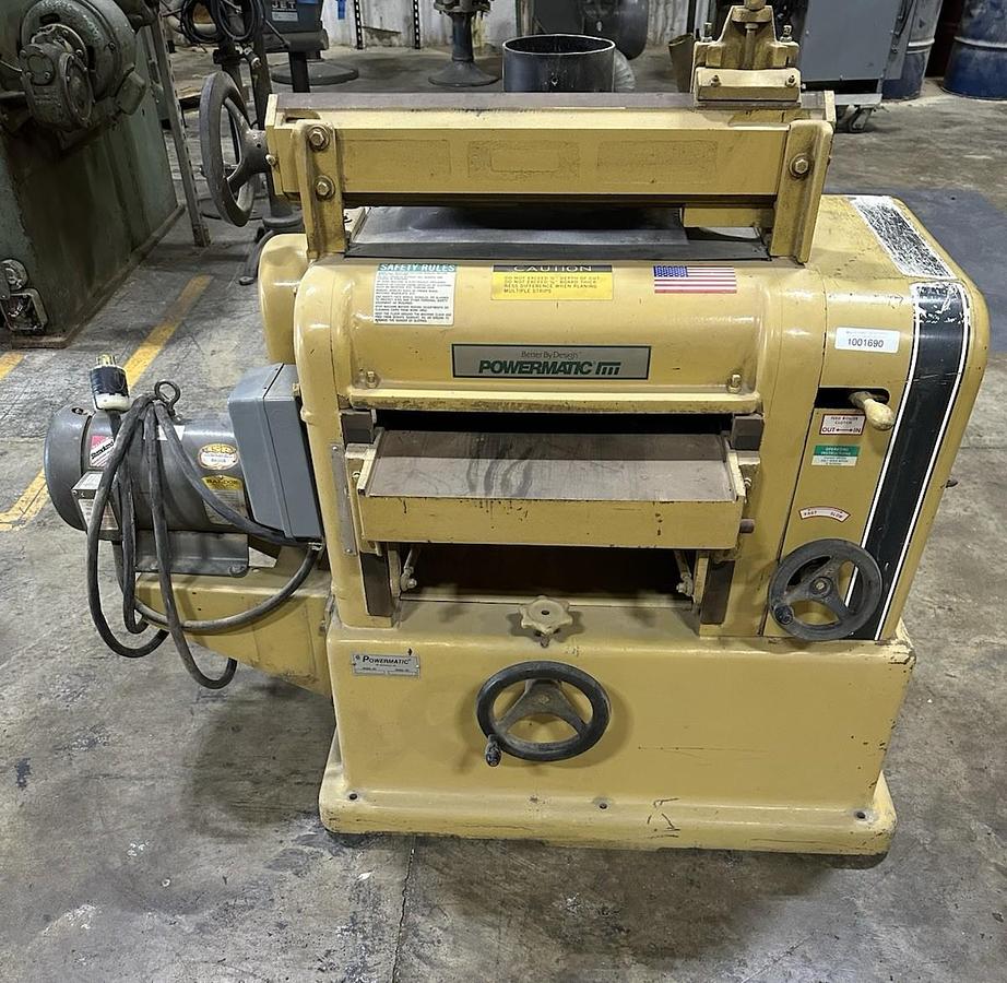 Used Powermatic,Model 180,18" Planer 240V 3 PH