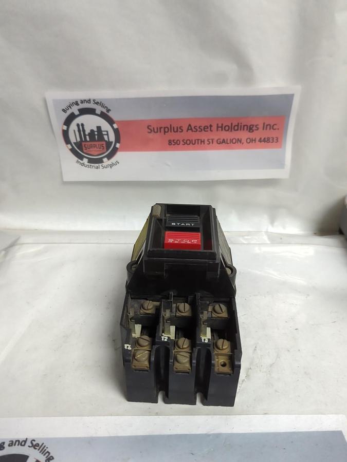 Used SQUARE D,2510-MB022,MANUAL STARTER SERIES B SIZE M-0 PRE-OWNED
