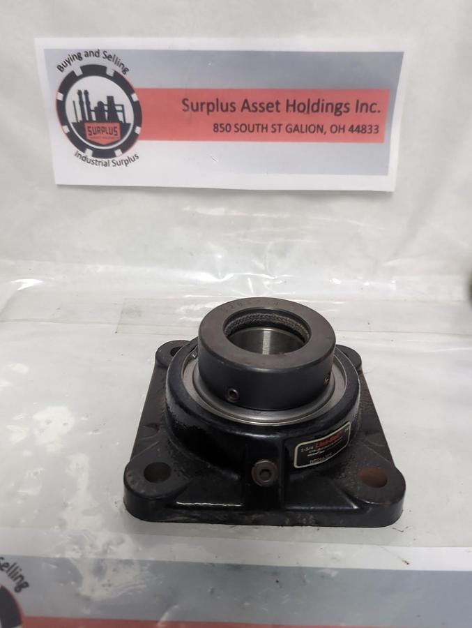 Used REXNORD LINK-BELT,BS216315,FLANGE BEARING 4-BOLT BASE 1-3/4 INCH BORE PRE-OWNED