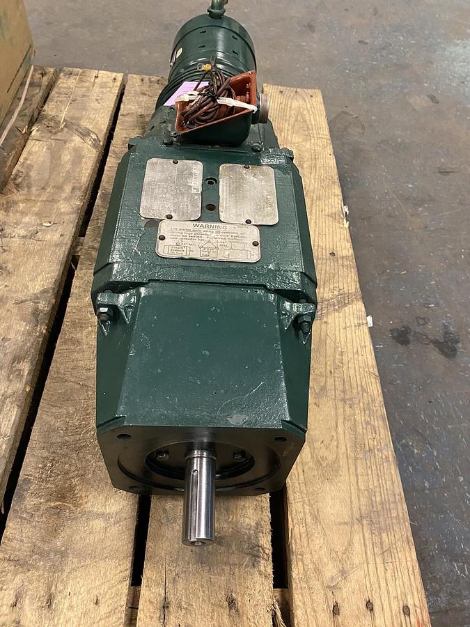 Used RELIANCE,DC1811ATZ,3HP DC MOTOR 1750RPM 180V BROCK COMPTON BD2510B/1 TACHOMETER