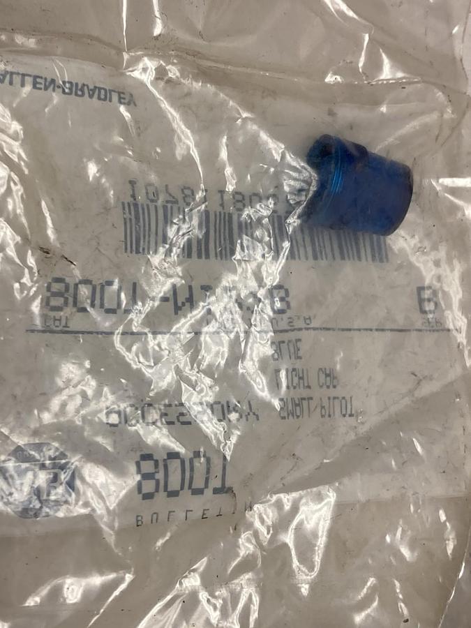 Used Allen-Bradley,800T-N122B,Small Pilot Light Cap LOT OF 5