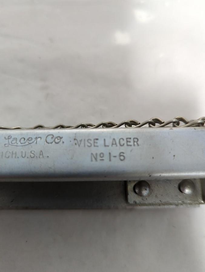 Used CLIPPER BELT LACER CO.,NO 1-6,VISE LACER PRE-OWNED