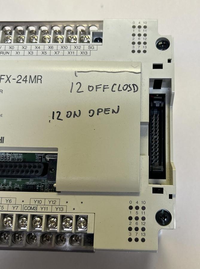 Used MITSUBISHI,FX-24MR-ES/UL,PROGRAMMABLE CONTROLLER