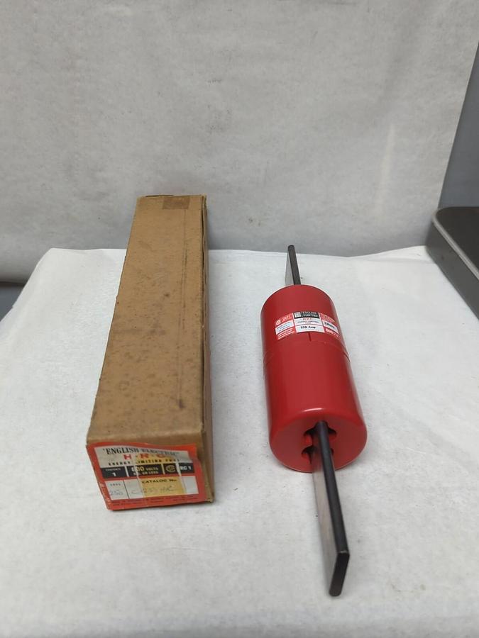 ENGLISH ELECTRIC,C250HR,HRC ENERGY LIMITING FUSE 250 AMP 600 VAC NOS