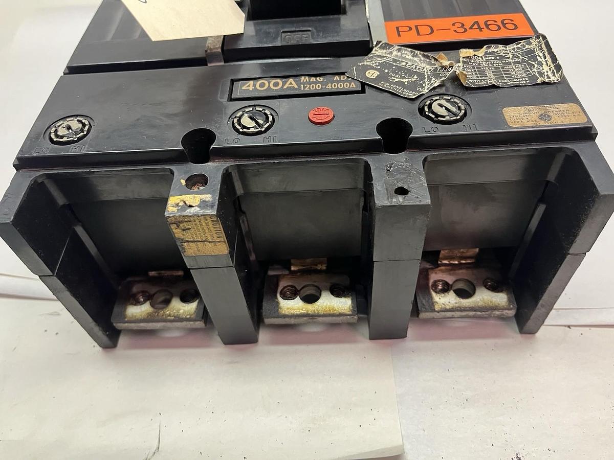Used GE,TJJ436400,CIRCUIT BREAKER 400A 400 AMP 600V
