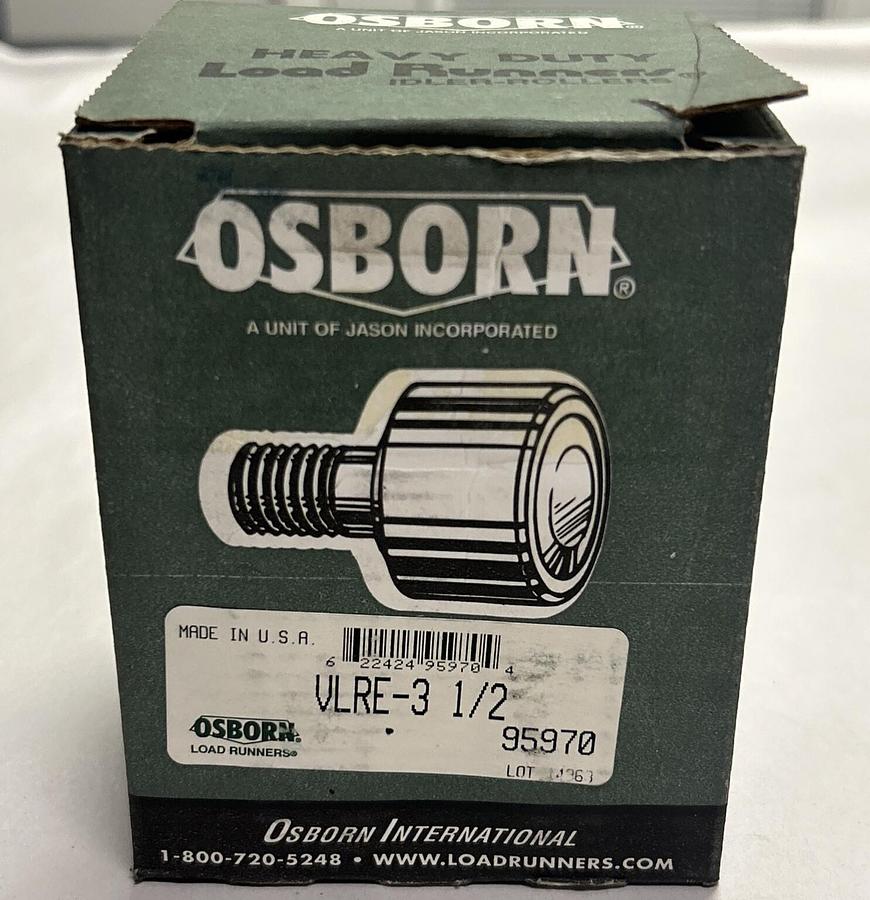 Used OSBORN,VLRE-3-1/2,HEAVY DUTY LOAD RUNNER IDLER-ROLLER NEW