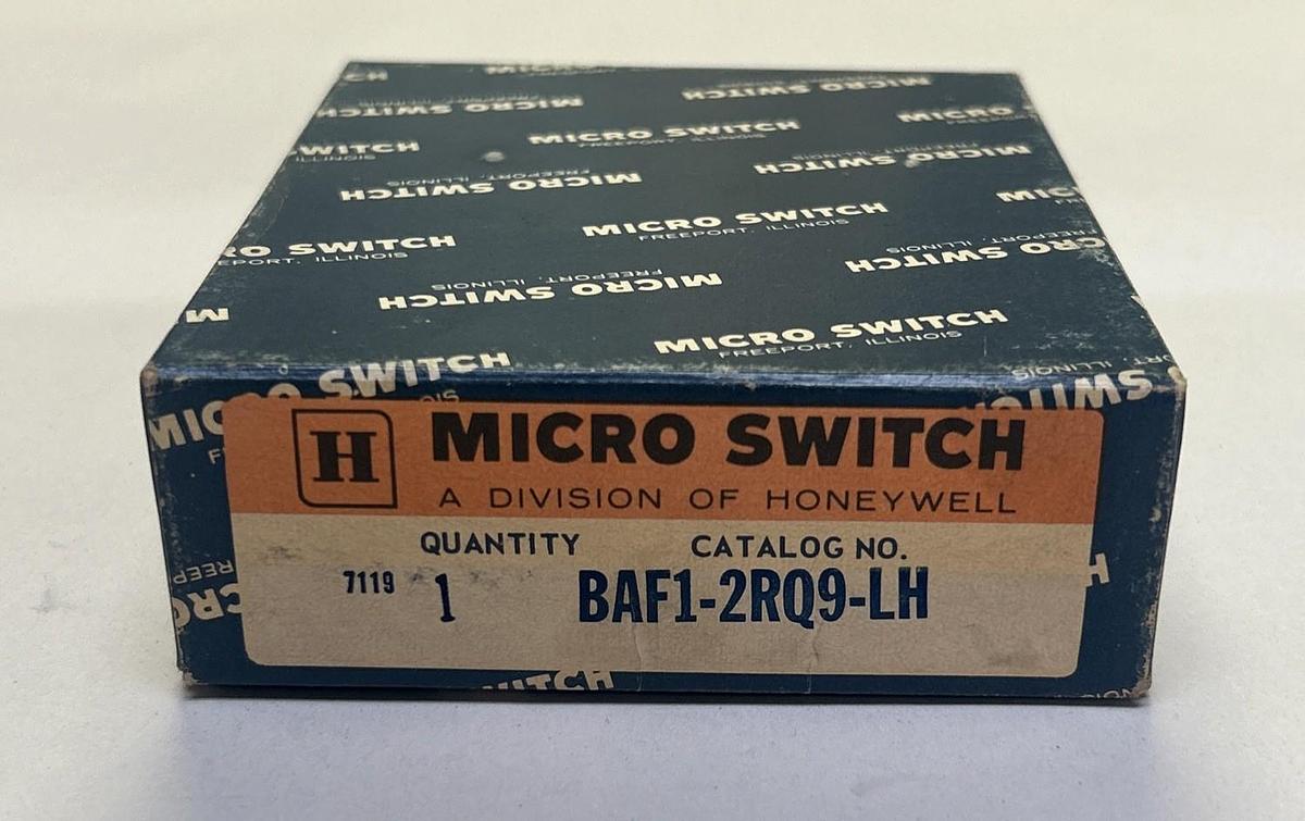 Used HONEYWELL MICRO SWITCH,BAF1-2RQ9-LH,LIMIT SWITCH NOS