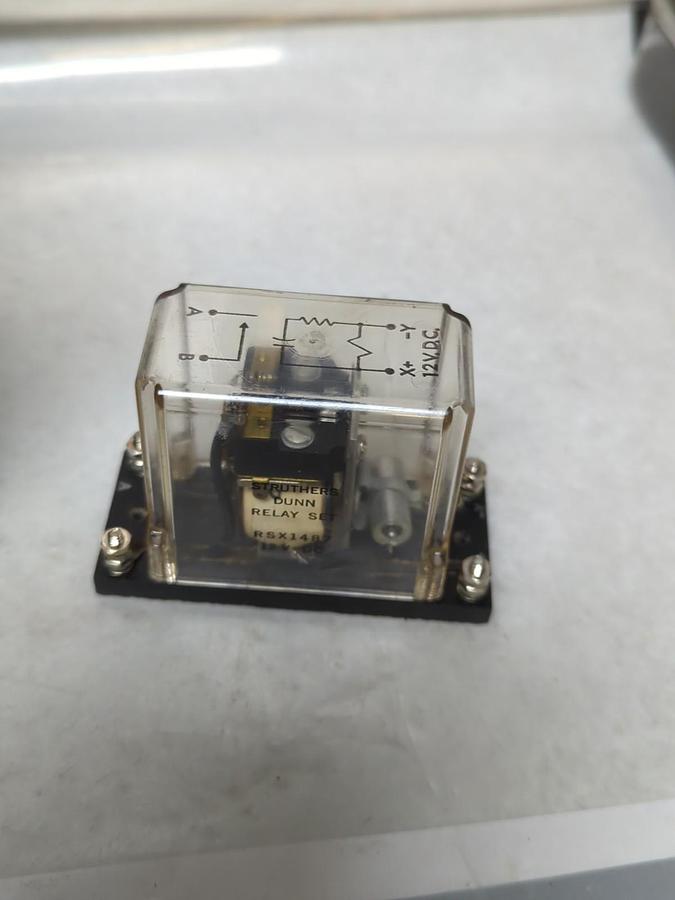 STRUTHER-DUNN,RSX1487,RELAY SET 12 VDC NOS