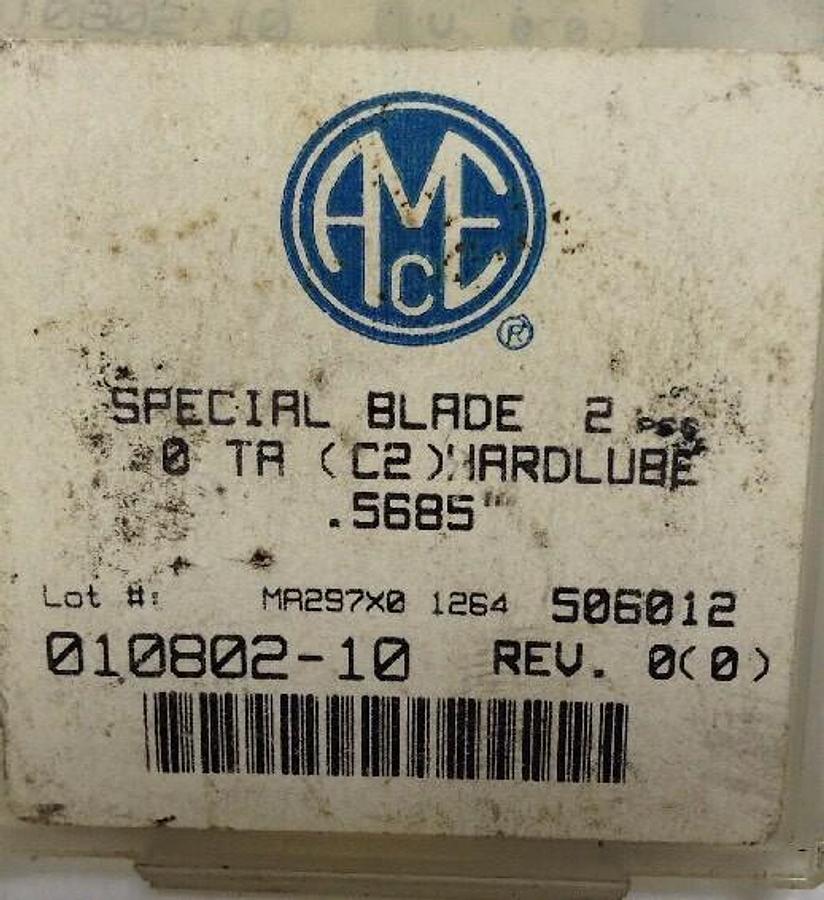 Allied/Amec,.5685 INCH,Spade Drill Inserts LOT OF 4 SETS