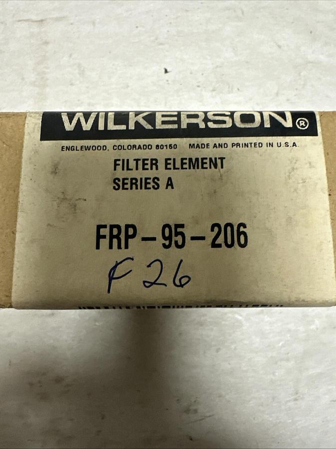 Used Wilkerson,FRP-95-206,Pneumatic Filter Element NEW