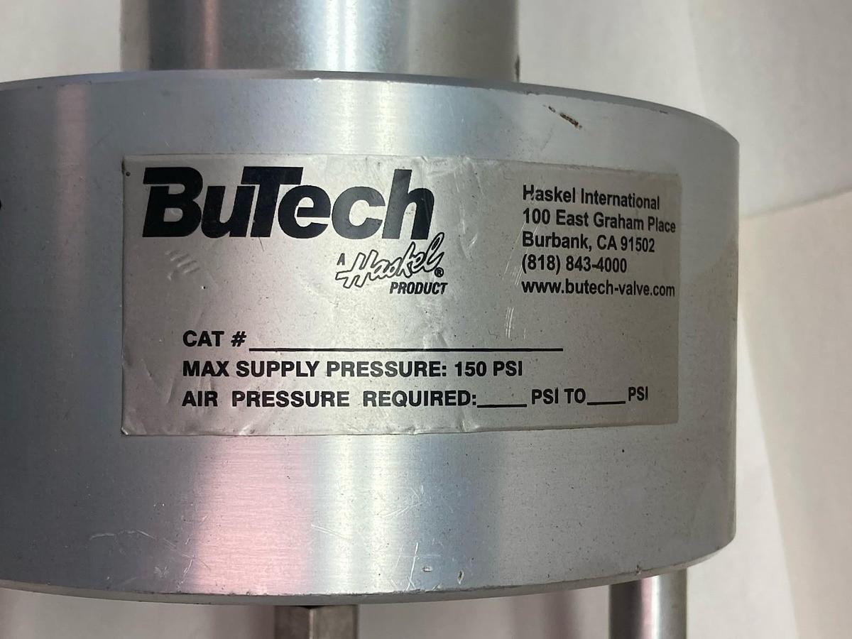 Used Butech,60UV66V-AT05,Pneumatic Actuator Valve 14000PSI Body #SFPV66