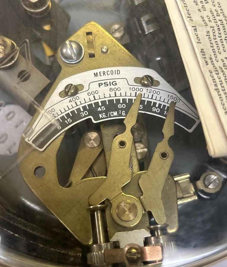 MERCOID CONTROL,DA521-2,PRESSURE SWITCH 100-1500PSI NOS